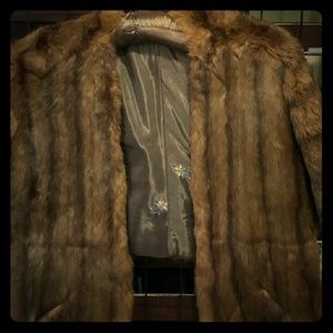 Real vintage fur shaw